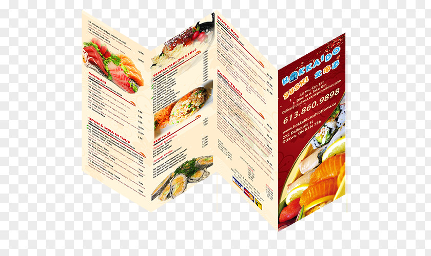 Deliver The Take Out Hokkaido Sushi Menu Food Sashimi PNG