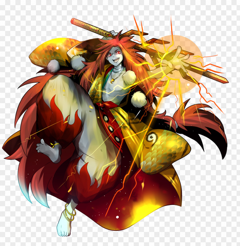 Fantasy Goddess Demon Tabletop Role-playing Game Illustration PNG