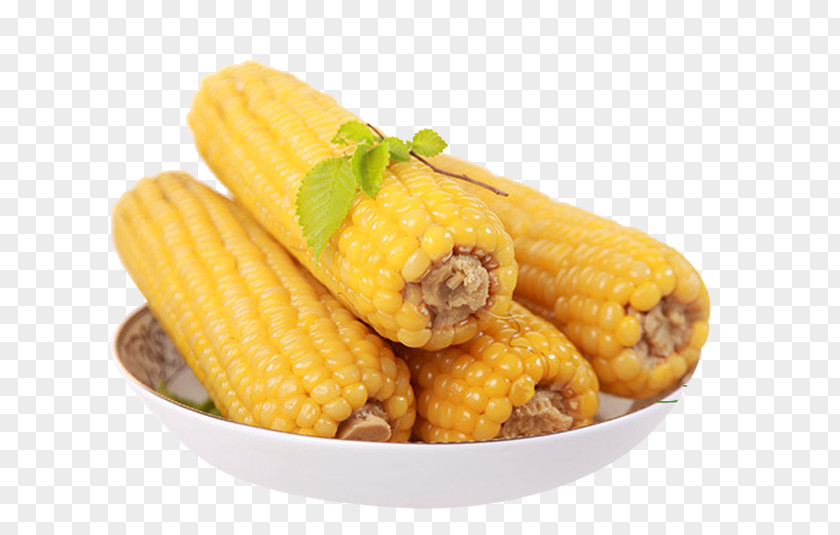 Fresh Corn Cob On The Waxy Corncob Food PNG