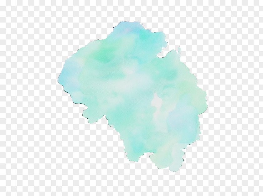 Map Cloud Turquoise Aqua PNG