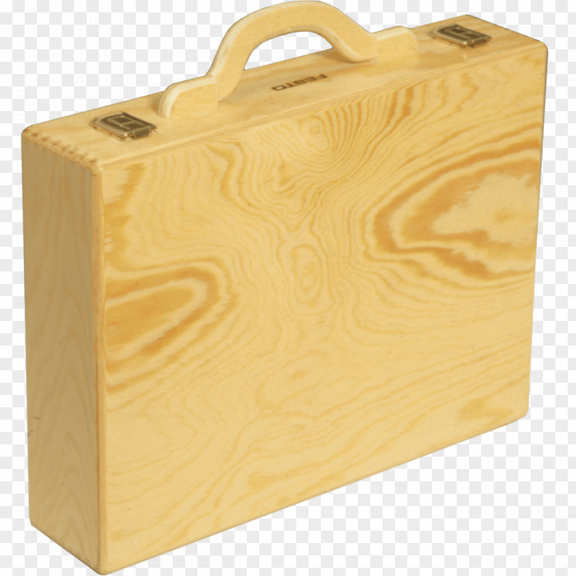 Plywood Suitcase Rectangle Boxing Product PNG