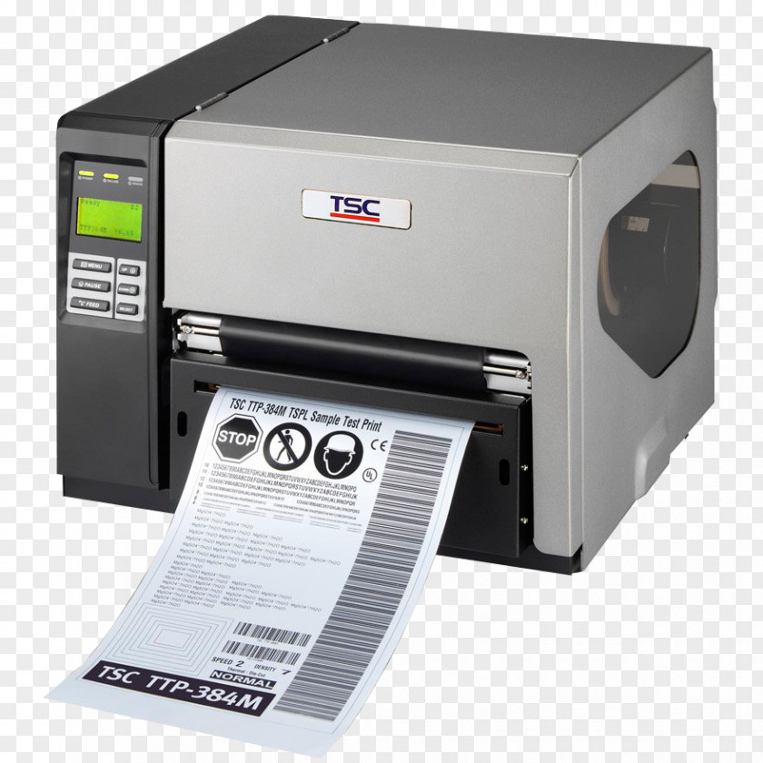 Printer Label Barcode Thermal-transfer Printing PNG