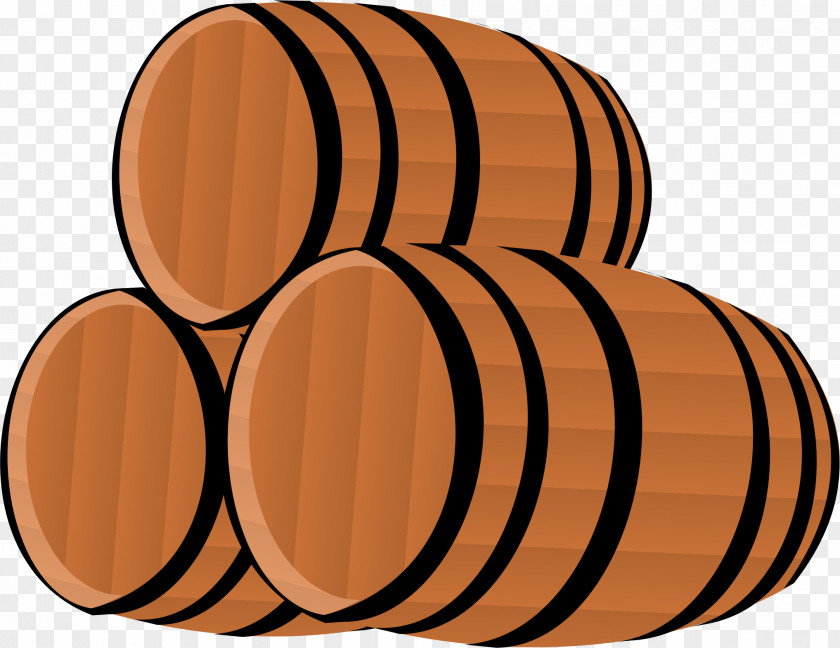 Wine Barrel Oak Clip Art PNG
