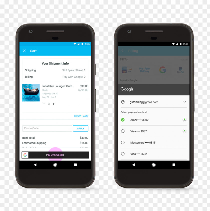 Google I/O Pay Send Mobile Payment PNG