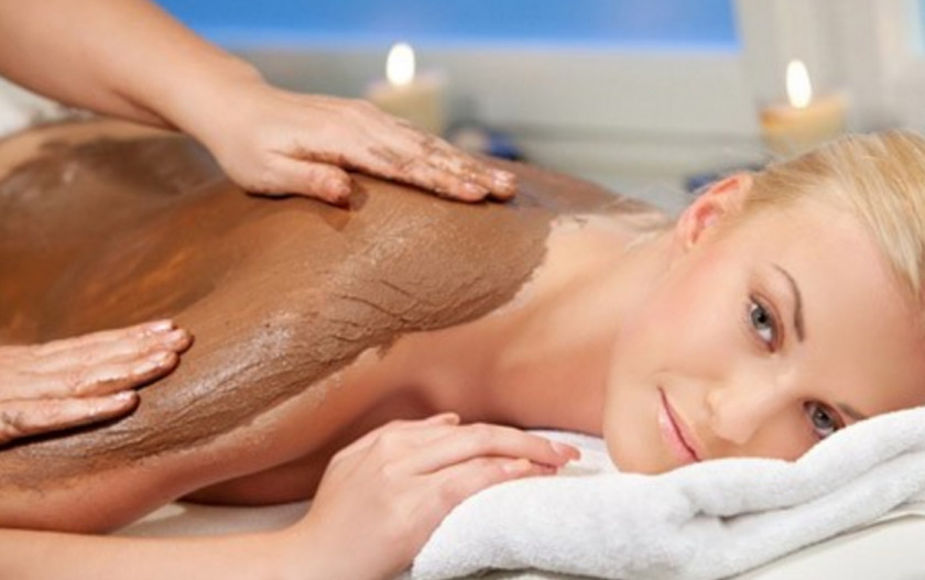 Massage Day Spa Mud Wrap Facial Exfoliation PNG