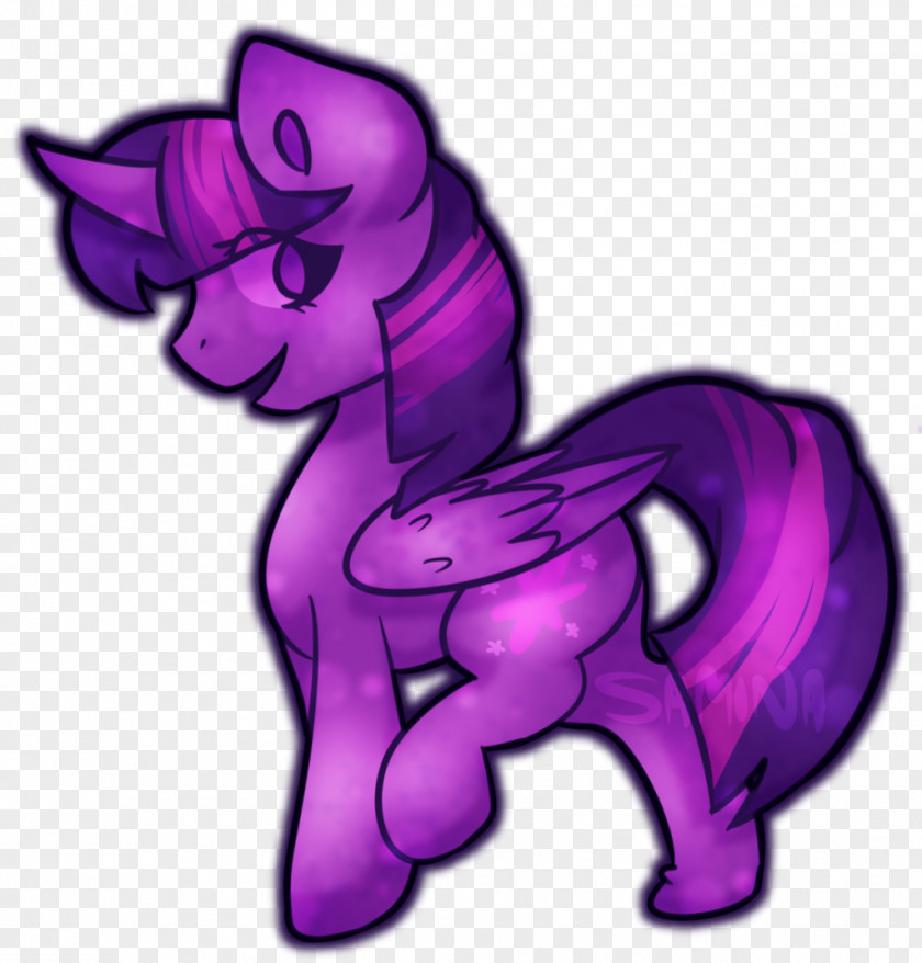 Sparks Horse Violet Magenta Lilac Purple PNG