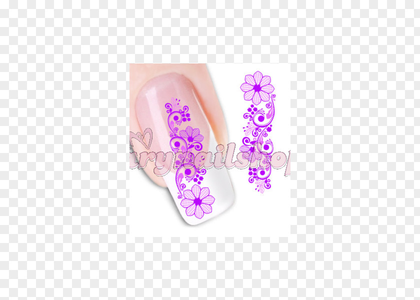 Flower Core Nail Art Manicure Sticker Decal PNG
