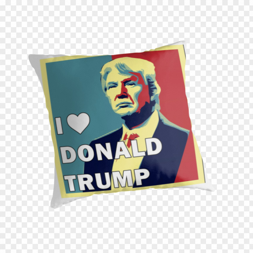 I Love Trump Donald United States Of America Cushion Pillow T-shirt PNG