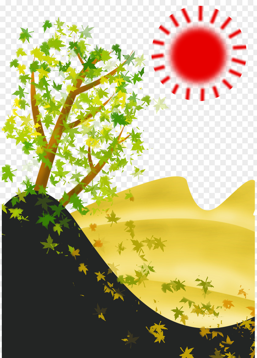 Sunrise Sunset Euclidean Vector Illustration PNG