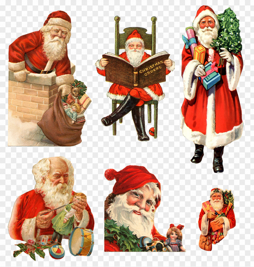 Santa Claus Creative Ded Moroz Snegurochka Christmas Ornament PNG