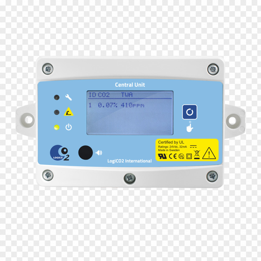 Light Carbon Dioxide Sensor Measurement PNG