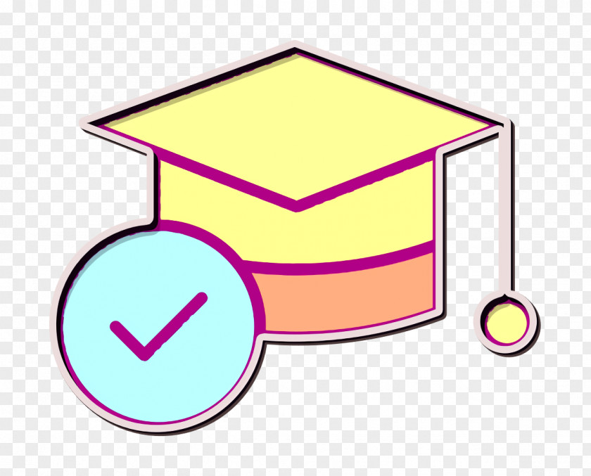 Mortarboard Icon Graphic Design PNG