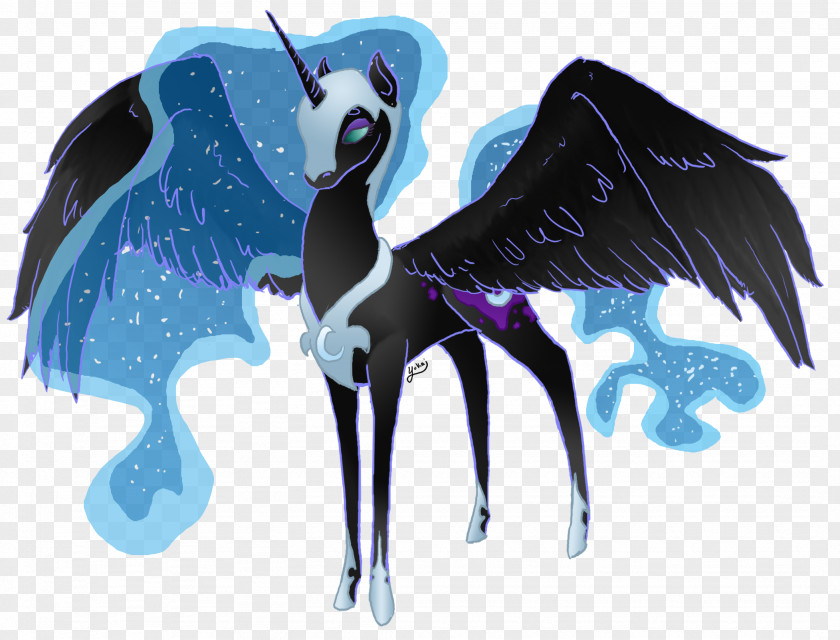 Nightmare Princess Luna Pony Celestia Horse Drawing PNG
