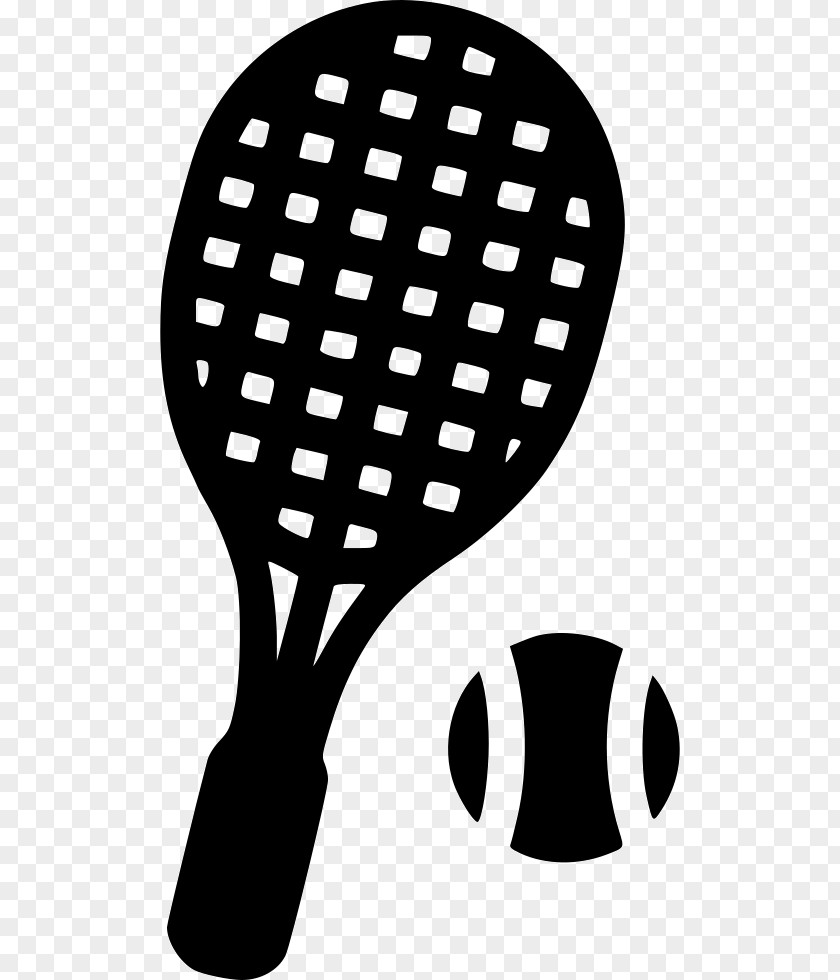 Blackandwhite Racquet Sport Tennis Ball PNG