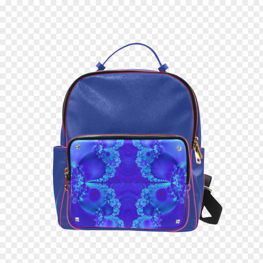 Blue Abstract Pattern Backpack Travel Baggage Messenger Bags PNG