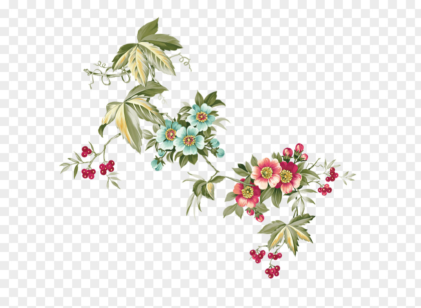 Floral Decorative Elements Flower Clip Art PNG