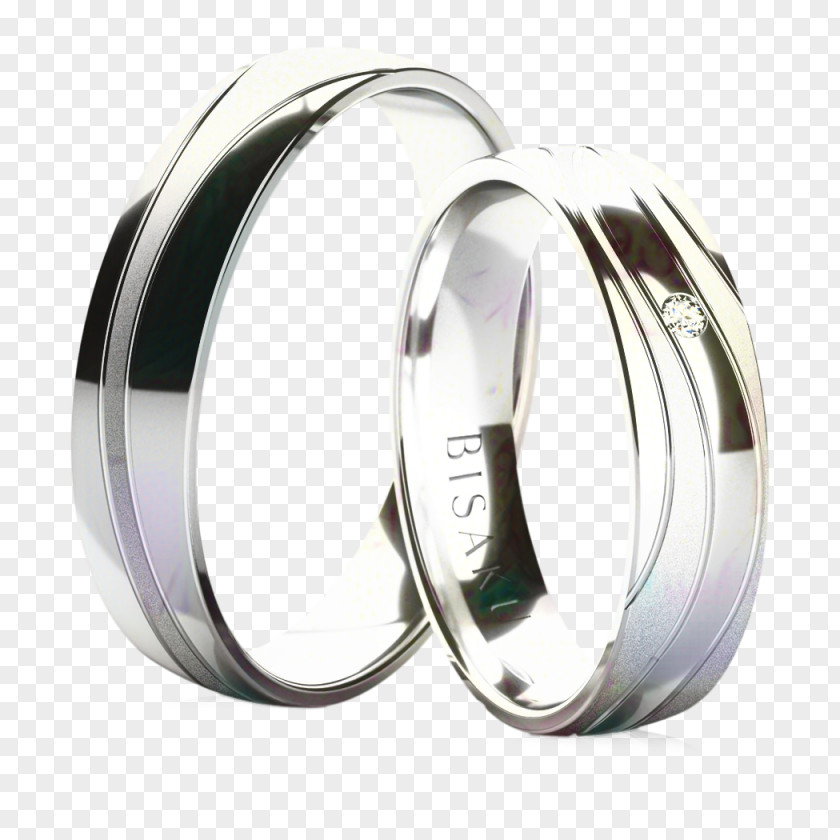 Mineral Steel Wedding Ring Silver PNG