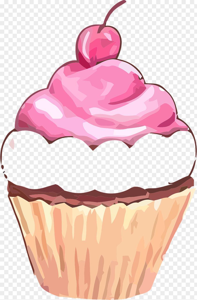 Strawberry Cake Cupcake Petit Four Sweetness Dessert Clip Art PNG
