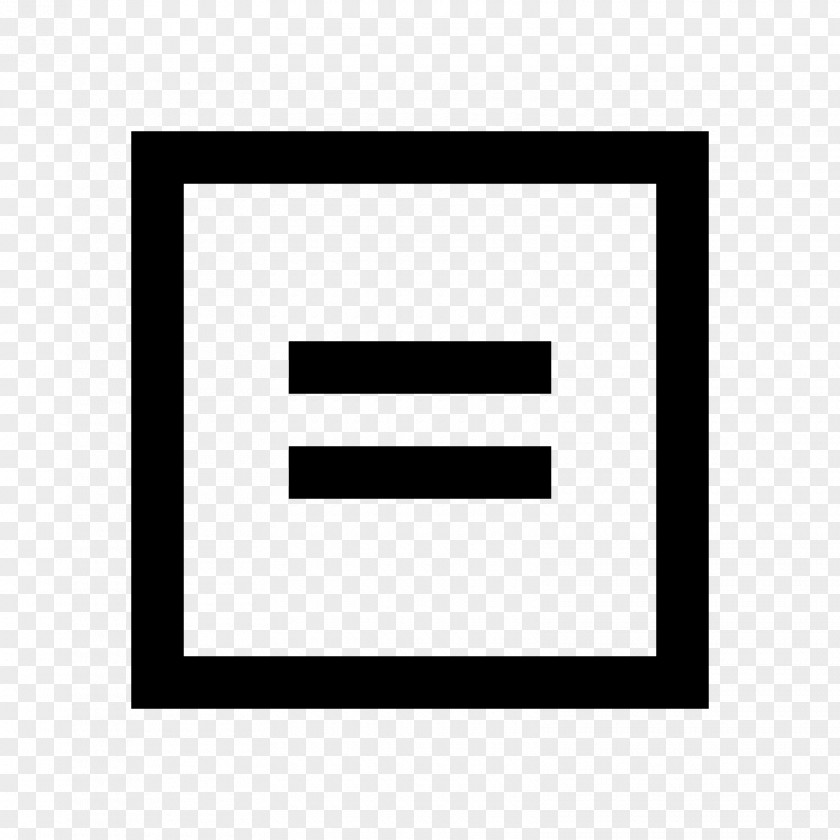 Symbol Equals Sign PNG
