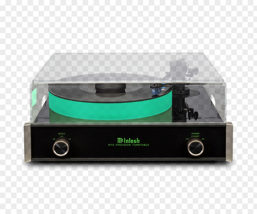 Turntable McIntosh Laboratory MT5 Phonograph Audio High Fidelity PNG