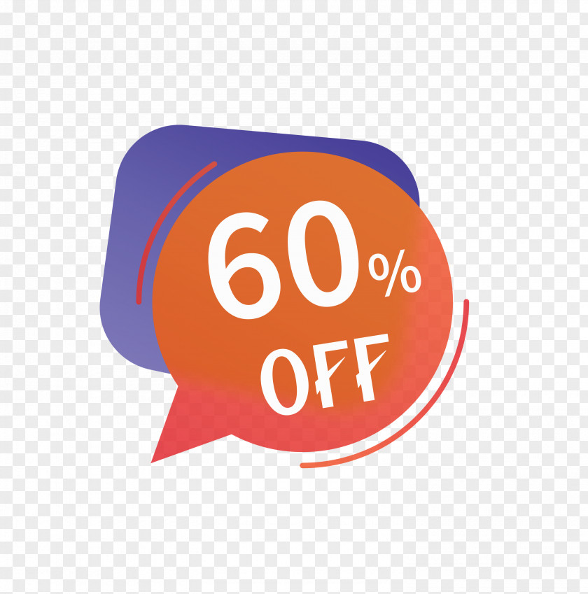 60 Off Sale Tag PNG