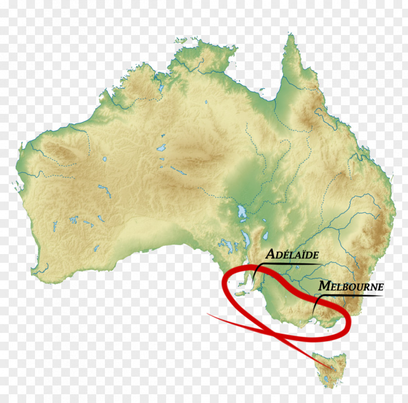 Australia Flag Of Topographic Map Terrain PNG
