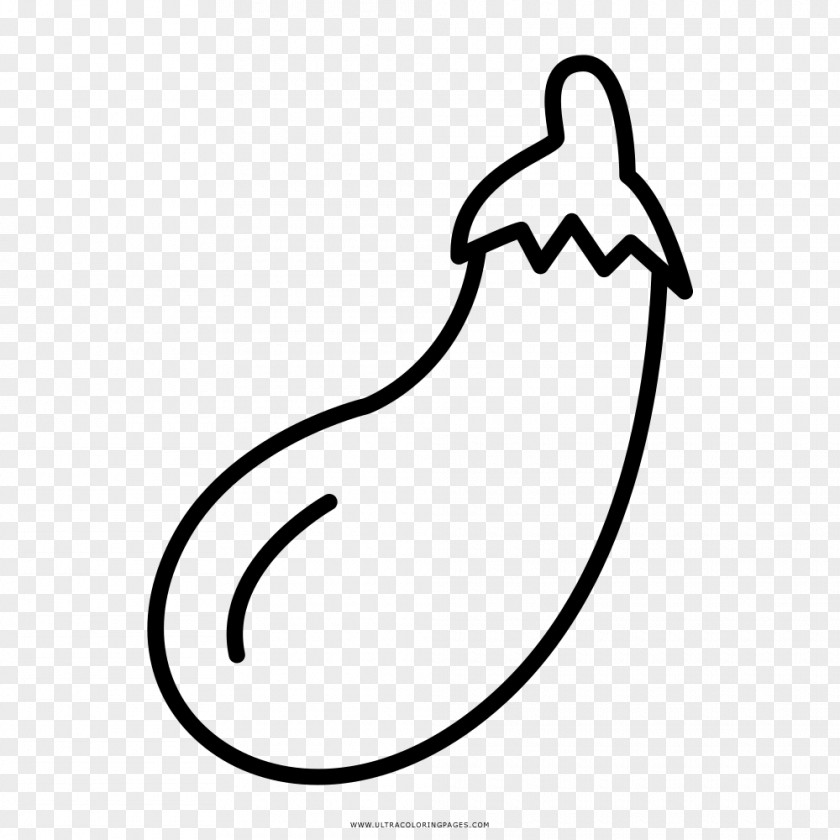 Eggplant Drawing Coloring Book Black And White Clip Art PNG