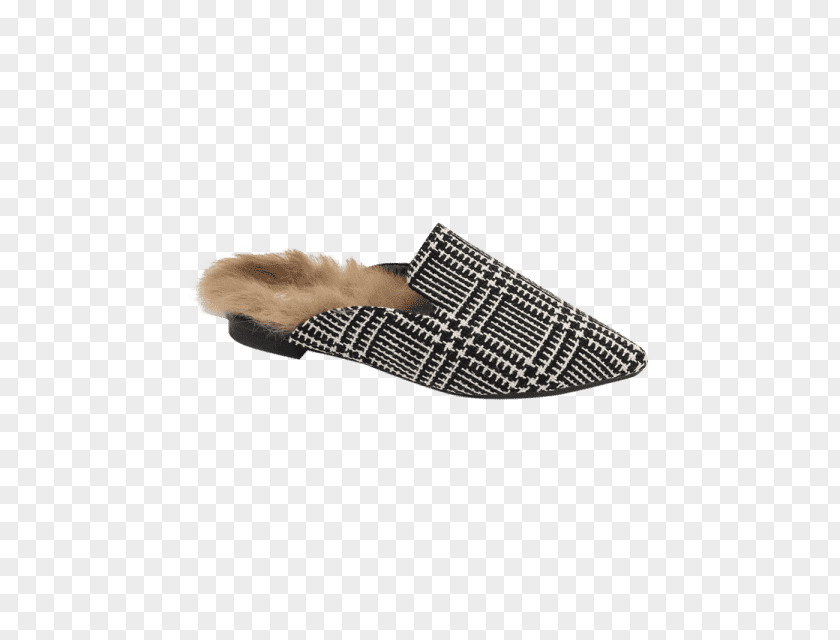 Houndstooth Pattern Slipper Slip-on Shoe Walking PNG