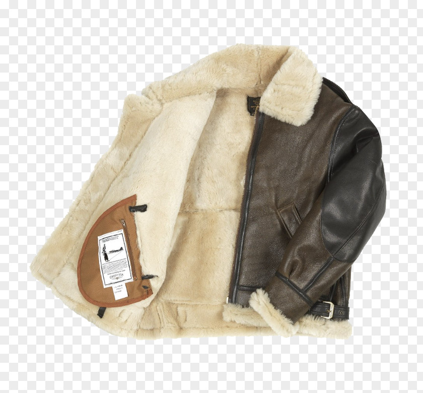 Jacket Flight Sheepskin Cockpit USA Shearling Coat PNG