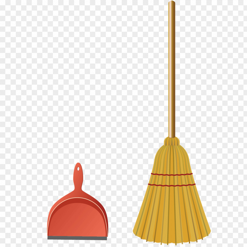 Lamps Broom Cleaning Illustration Cartoon Image PNG