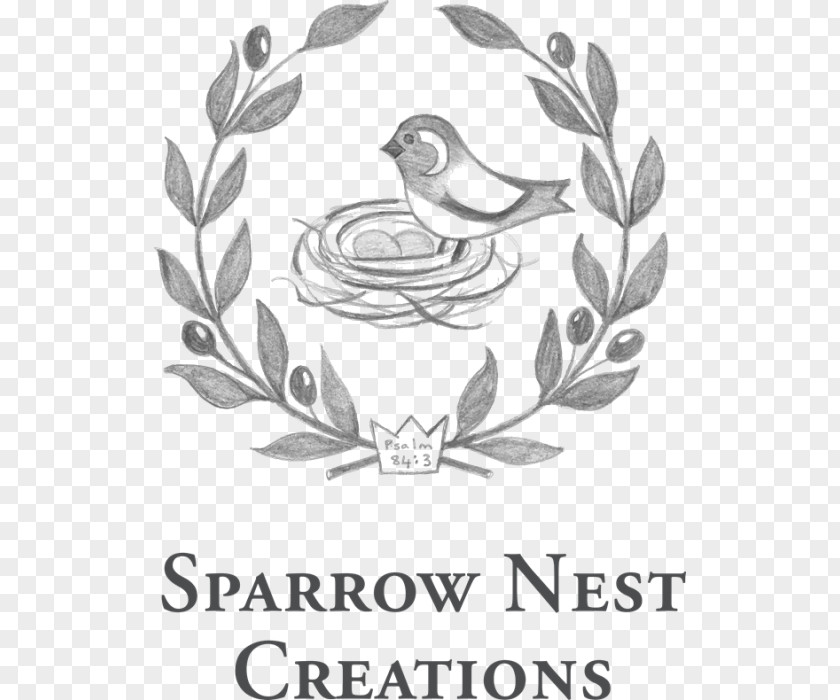 Sparrow Nest Sketch Drawing Art Painting Pencil PNG