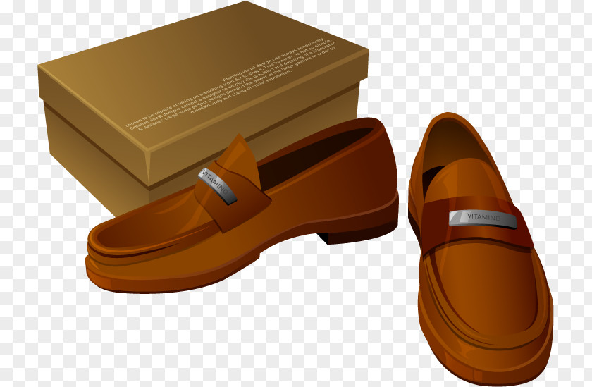Vector Shoebox And Shoes Brogue Shoe Boot PNG
