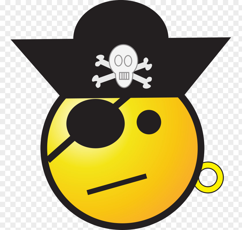 Eyepatch Cliparts T-shirt Emoticon Smiley Piracy Clip Art PNG
