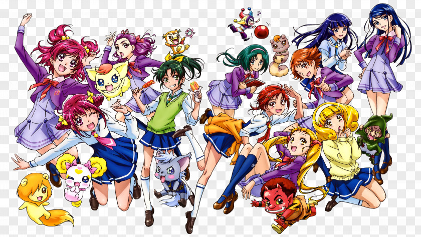 Pretty Cure All Stars Reika Aoki Miyuki Hoshizora Toei Animation PNG