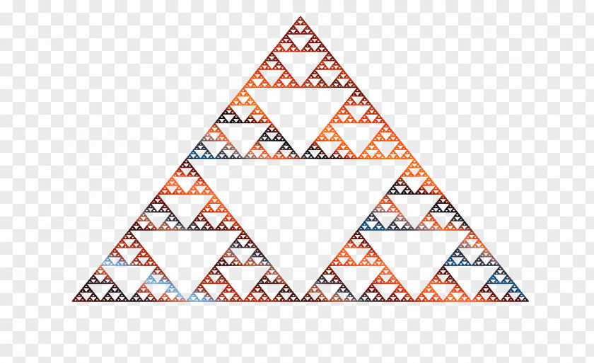 Triangle Sierpinski Fractal Flame Mathematics PNG