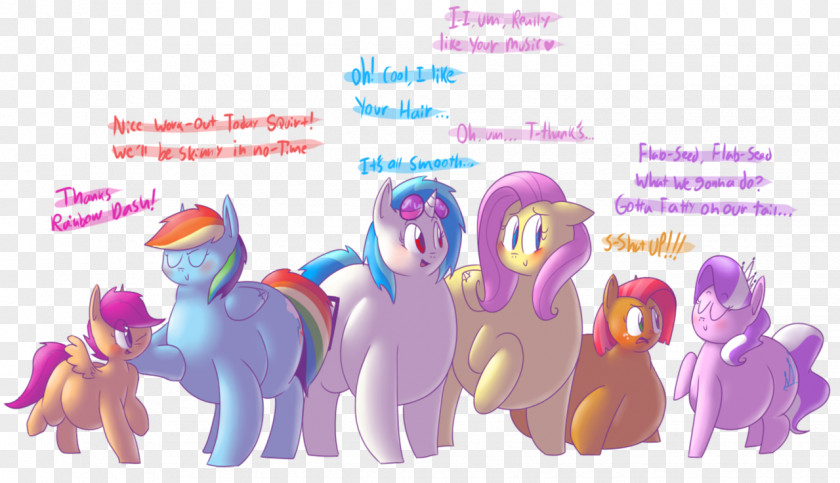 Alphys Weight Gain Pony Rainbow Dash Fluttershy Derpy Hooves Babs Seed PNG