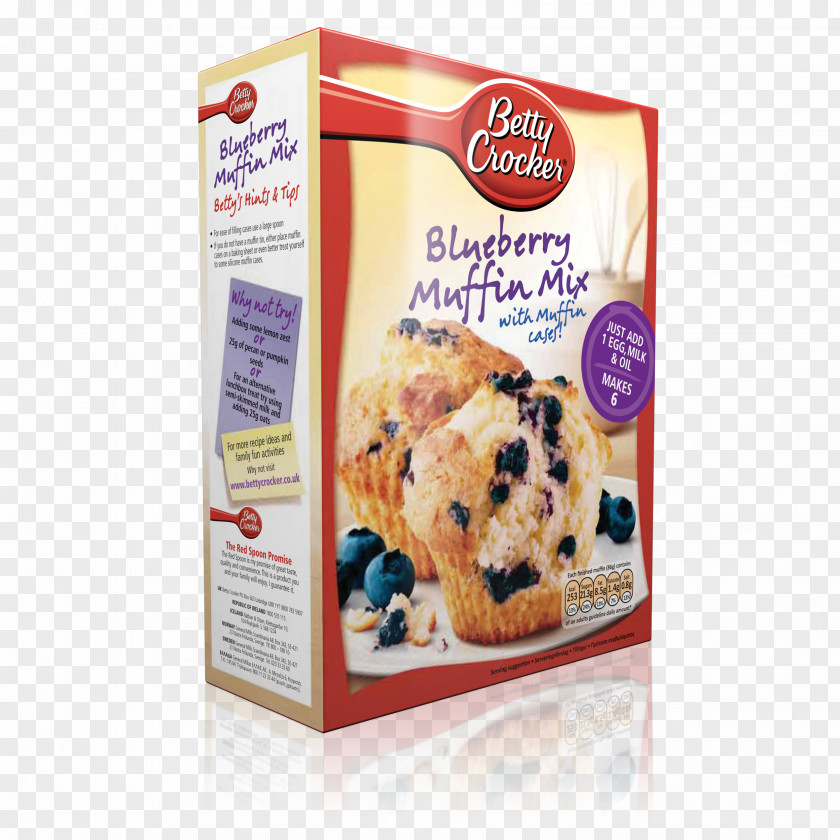 Blueberry Muffin Breakfast Cereal Cupcake Chocolate Brownie Betty Crocker PNG