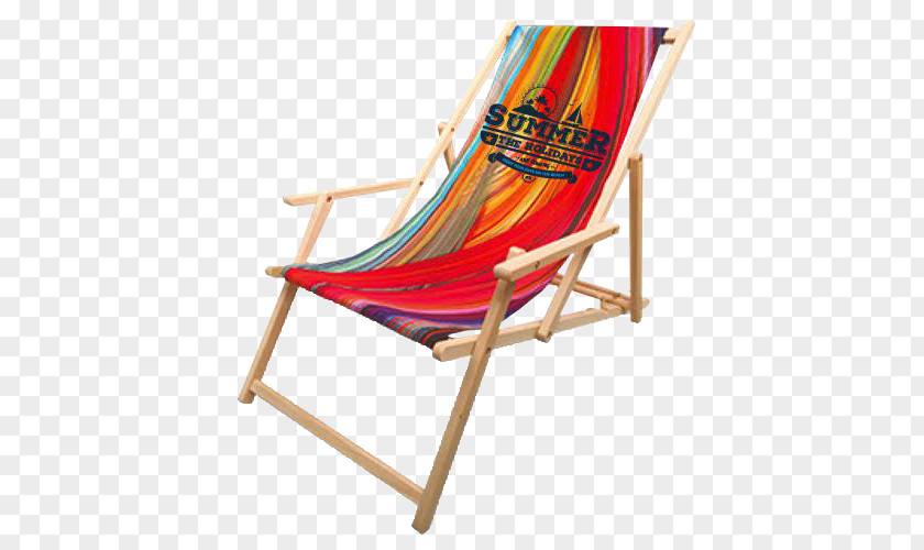 Chair Deckchair Chaise Longue Wood Garden PNG