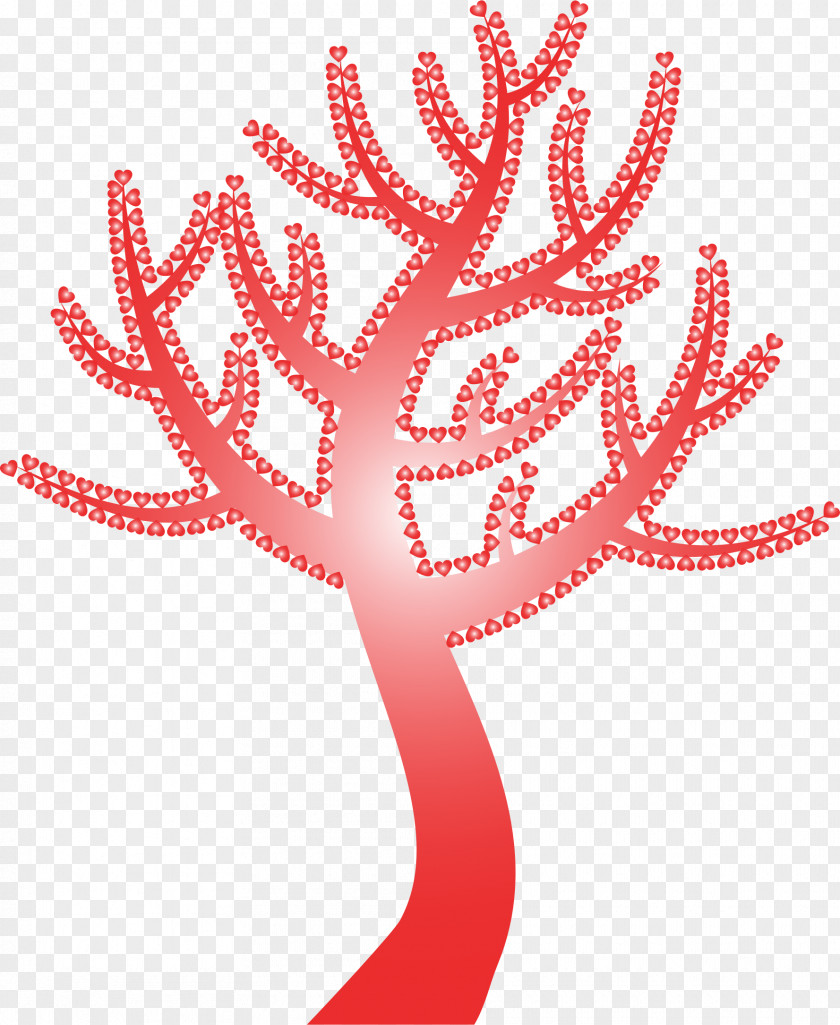 Love Tree Valentine's Day Clip Art PNG