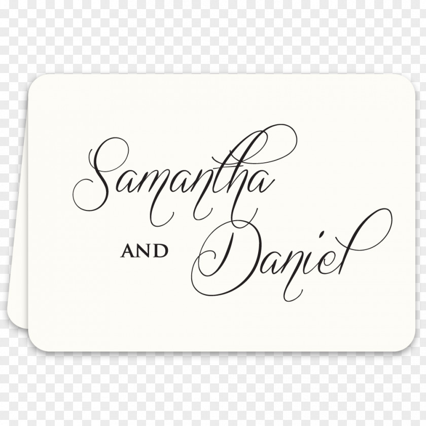 Rustic Card Calligraphy Font PNG