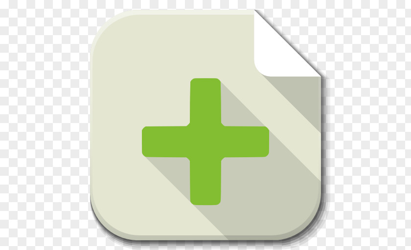 Apps File New Symbol Green Font PNG