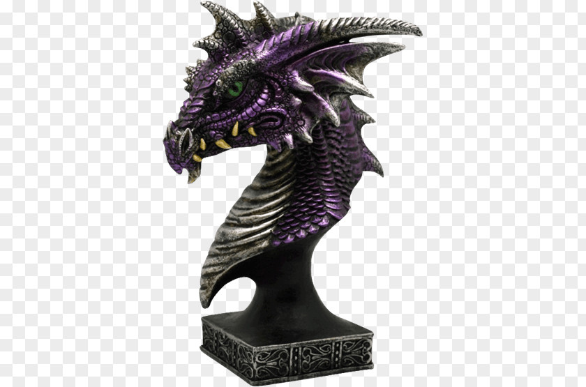 Dragon Figurine Sculpture Statue Bust PNG