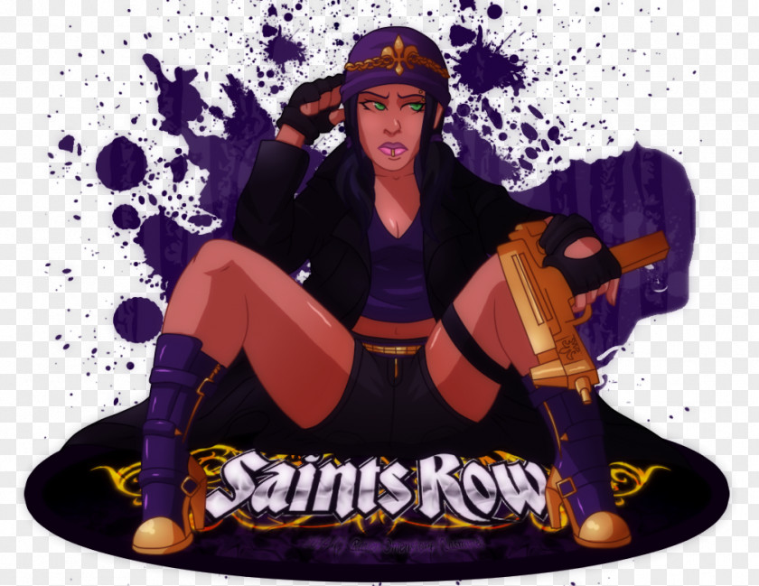 Saints Row 3 Art Row: The Third Game Gang Poster PNG