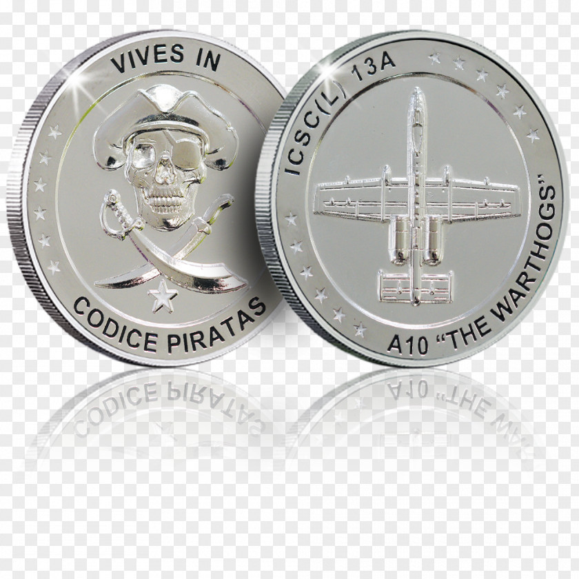 Silver Coin Royal Air Force Nickel Body Jewellery PNG
