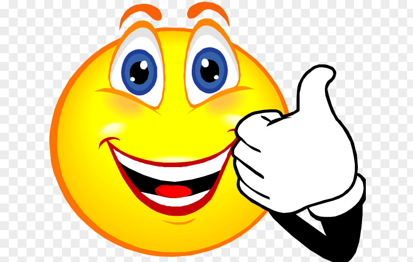Thumbs Up Smiley Face Clip Art PNG