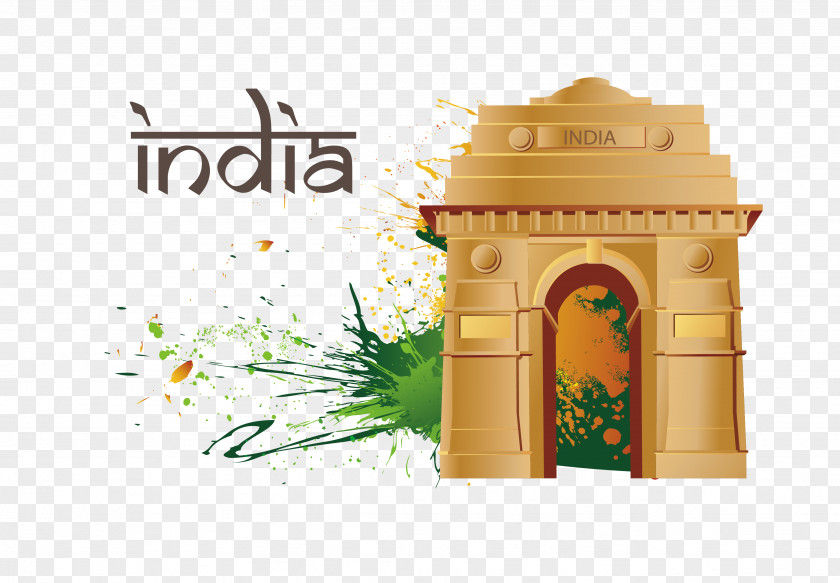 Vector India Gate Icon PNG