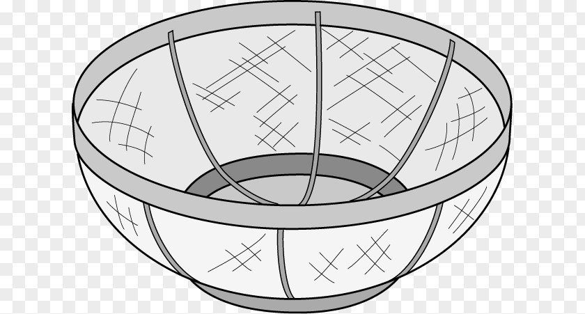 Cooking Wok Zaru Line Art Bowl PNG