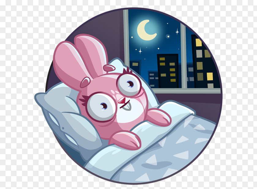 Rabbit Telegram Sticker Leporids Label PNG