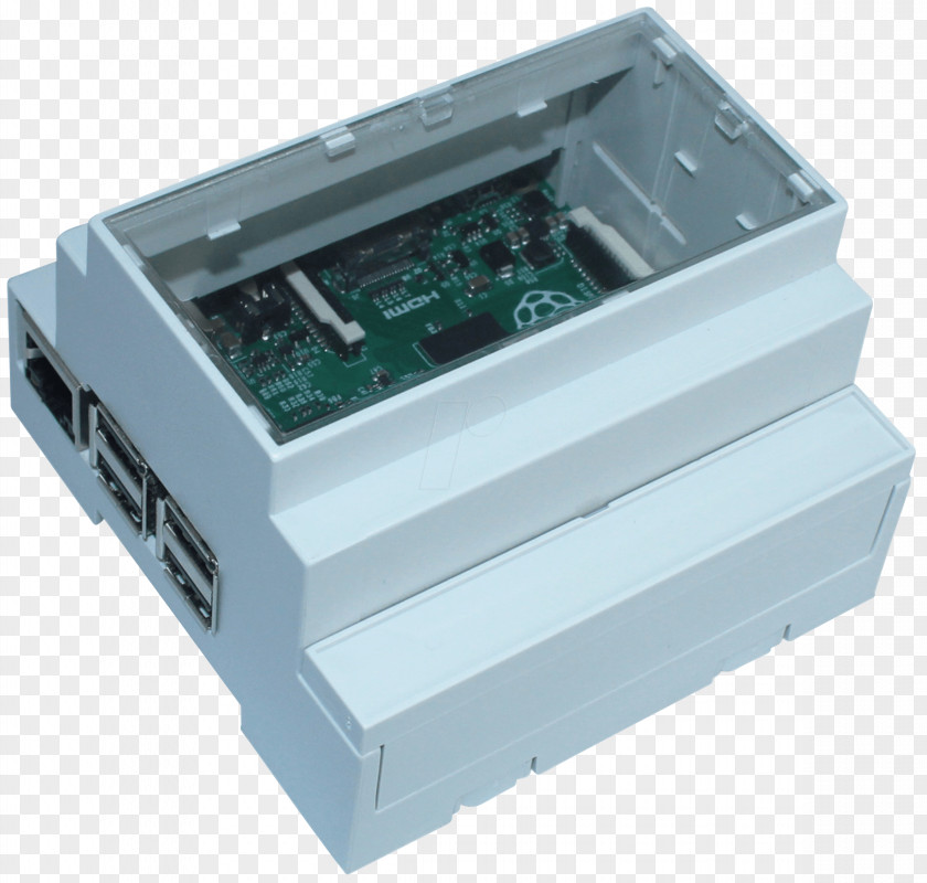 Raspberry Pi Computer Cases & Housings Electronics DIN Rail 3 PNG