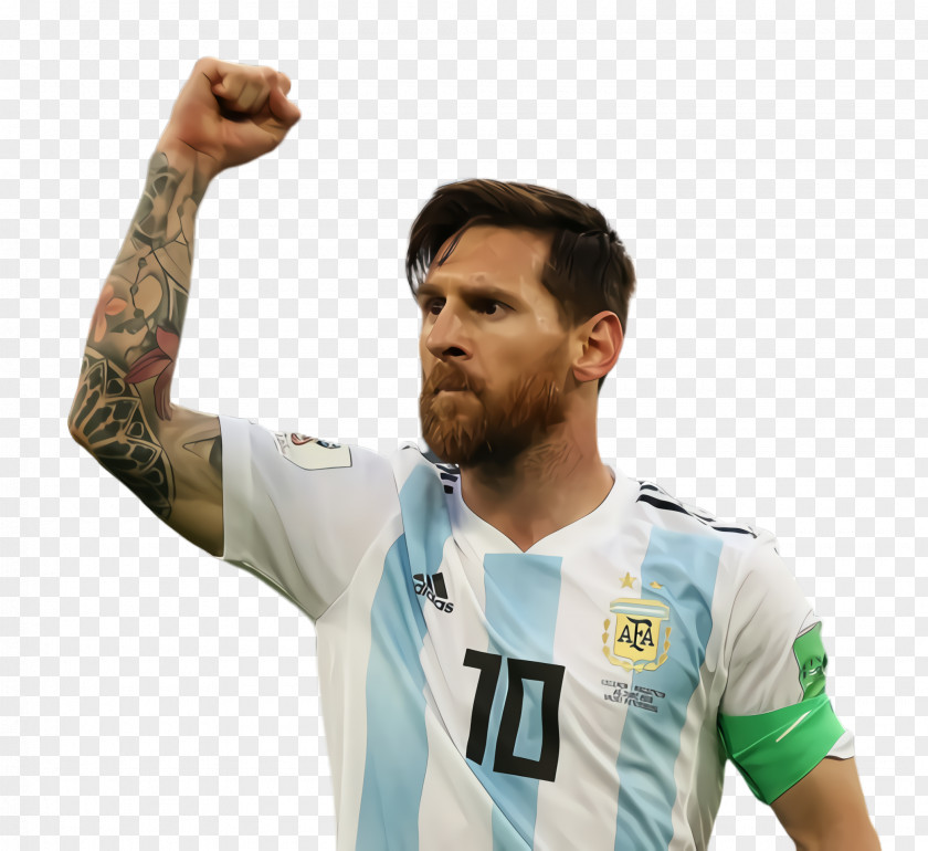 Sleeve Sports Equipment Messi Cartoon PNG